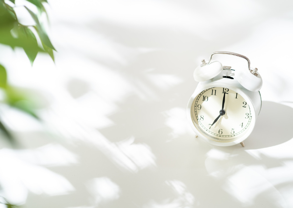 決まった時間に