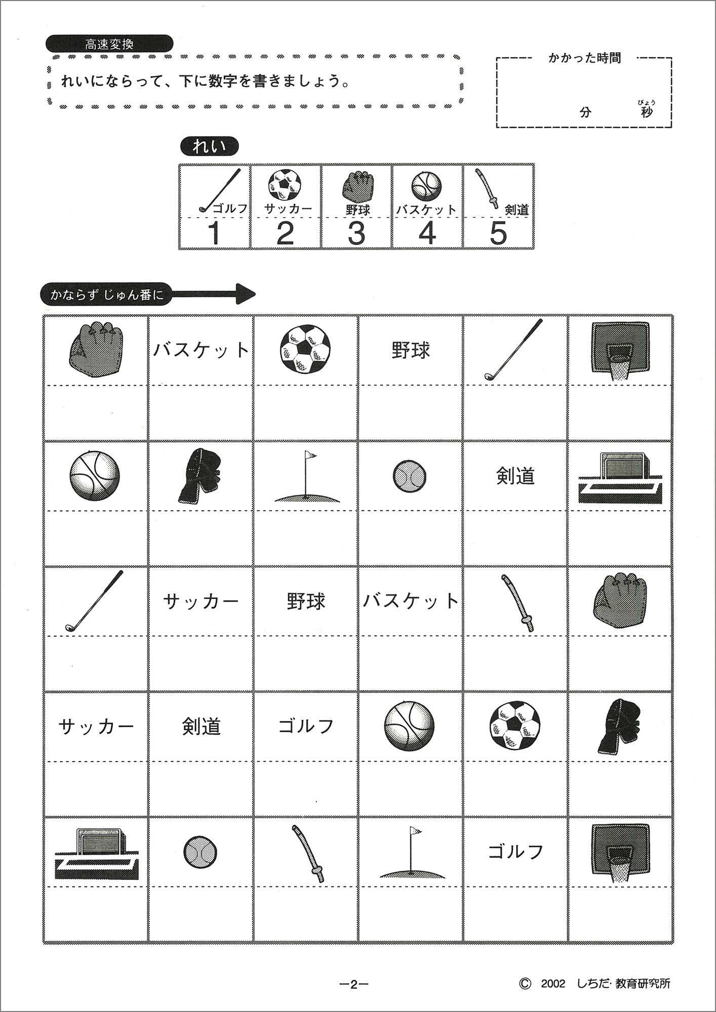 トレーニングドリル