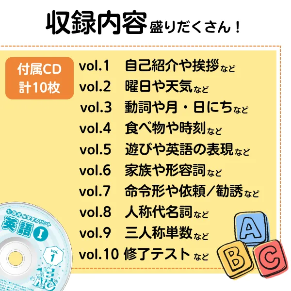 七田式小学生プリント 英語 I 小学生プリント英語Ⅰ【プリント教材】 | 七田式公式通販