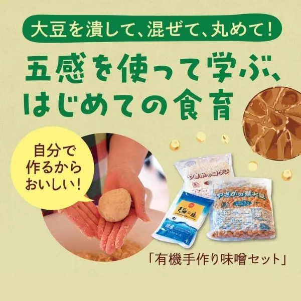 有機手作り味噌セット（玄米こうじ）