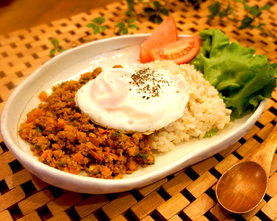 大豆ミートカレー