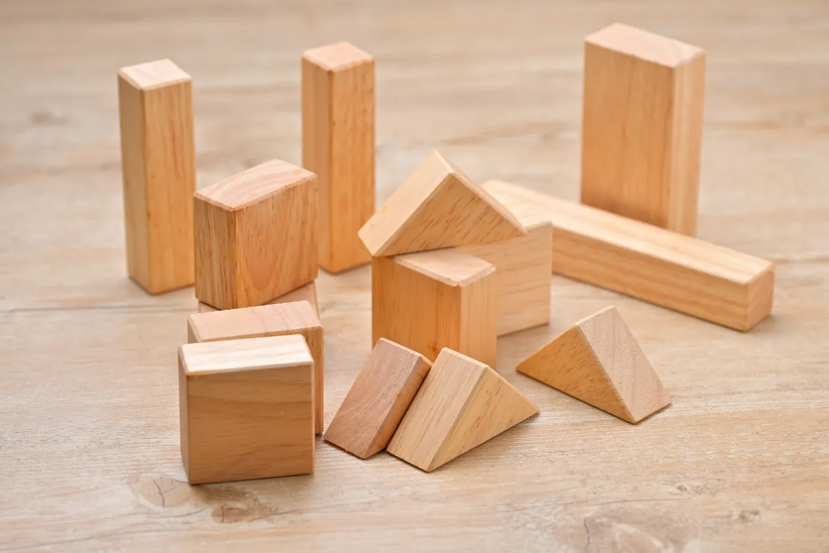 積木の取り組み方