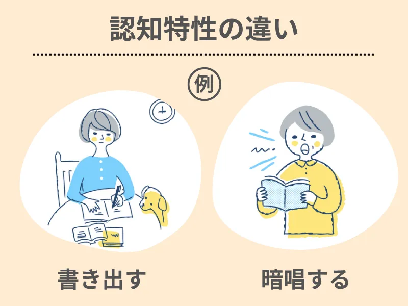 特性の違い