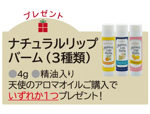 リップバームプレゼント