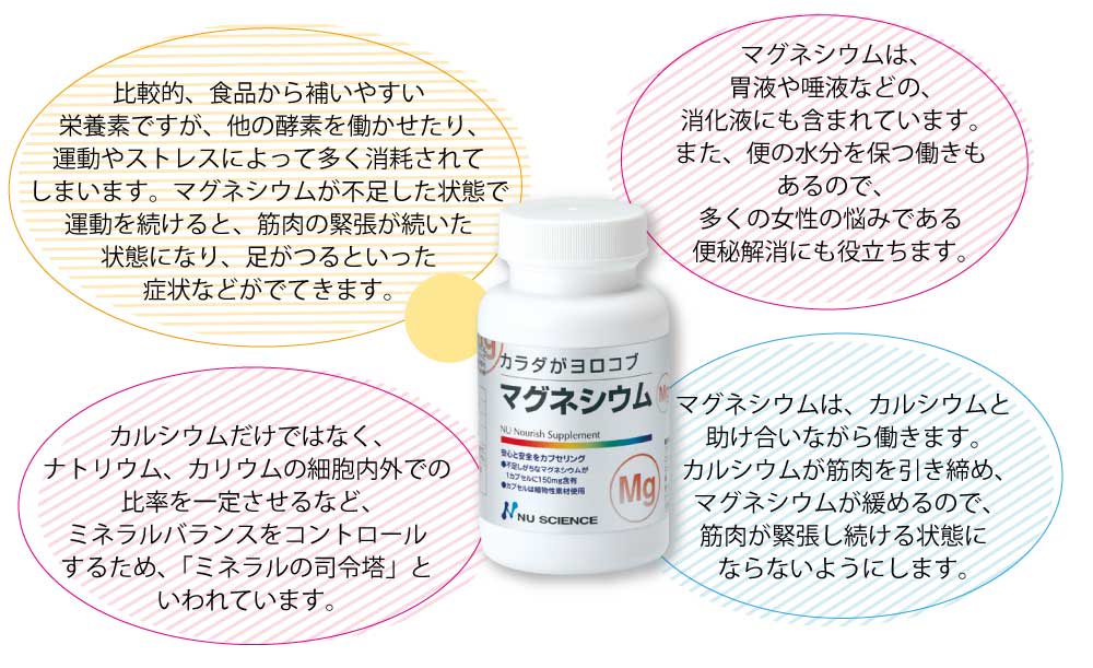 マグネシウムの働き