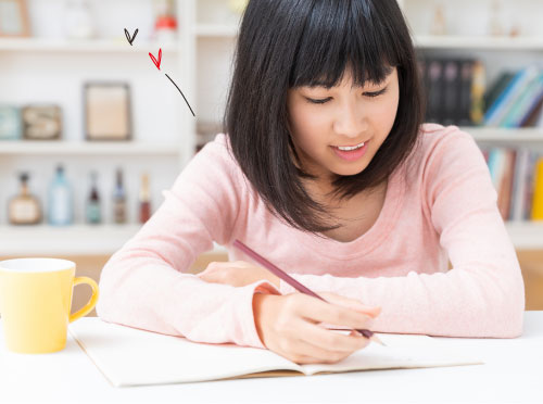 勉強子供