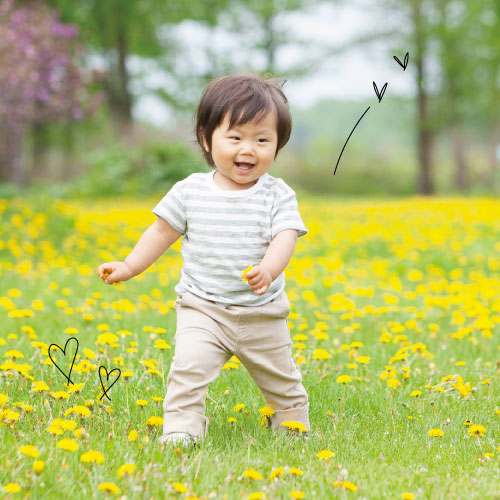 子供笑顔