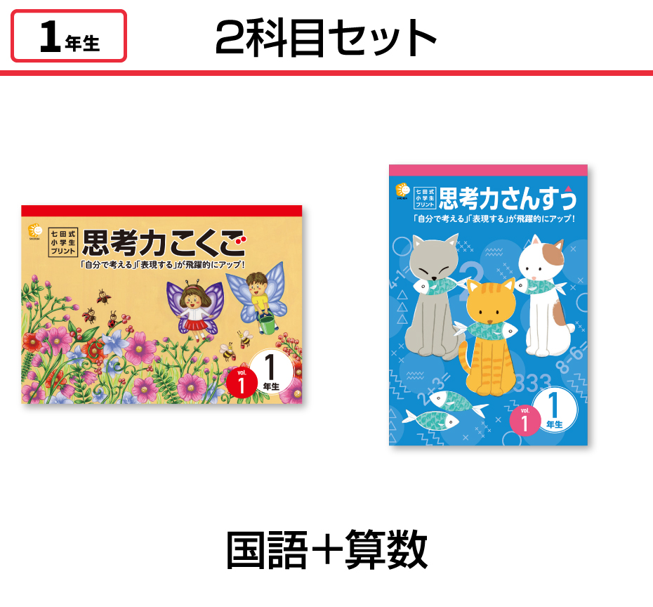 【2科目セット】国語+算数